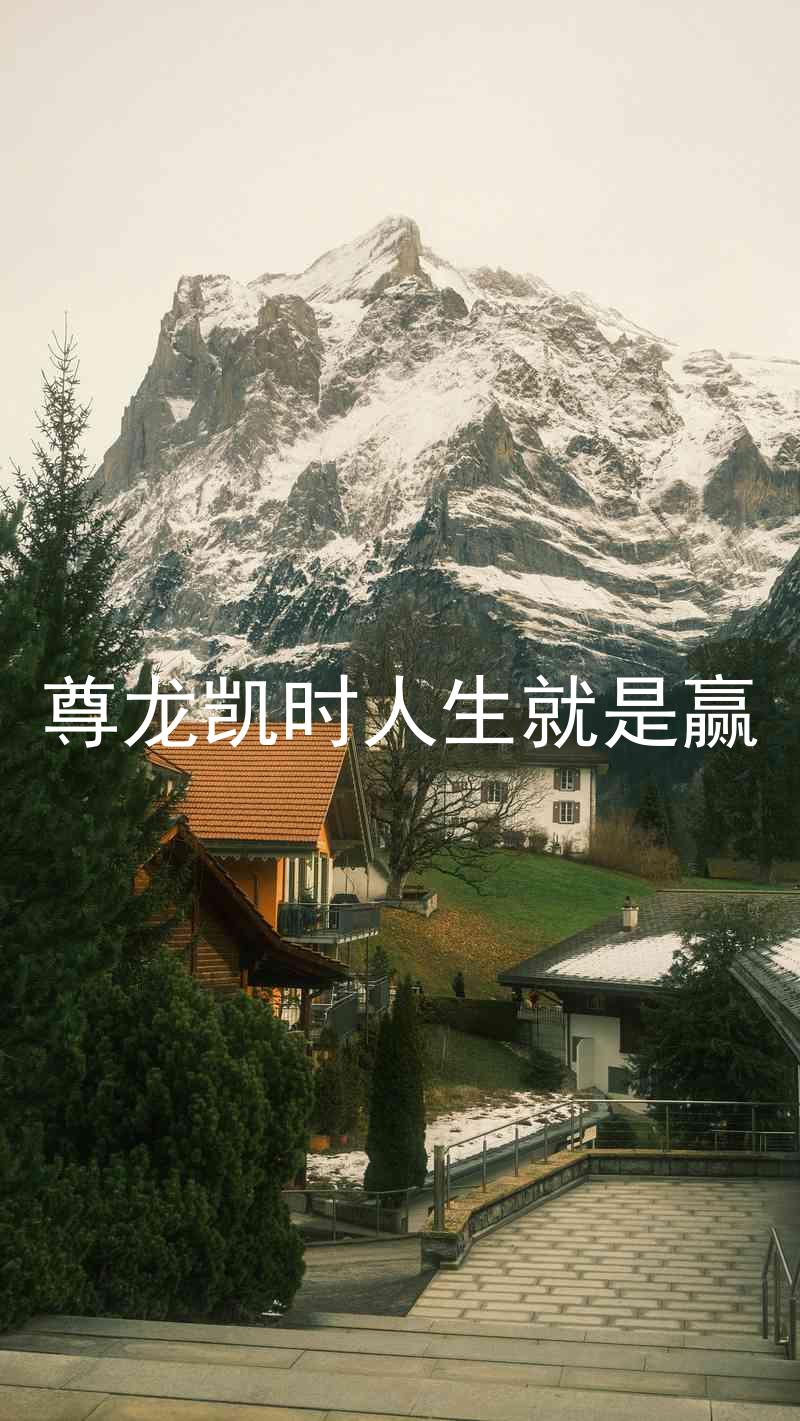 尊龙凯时人生就是赢
