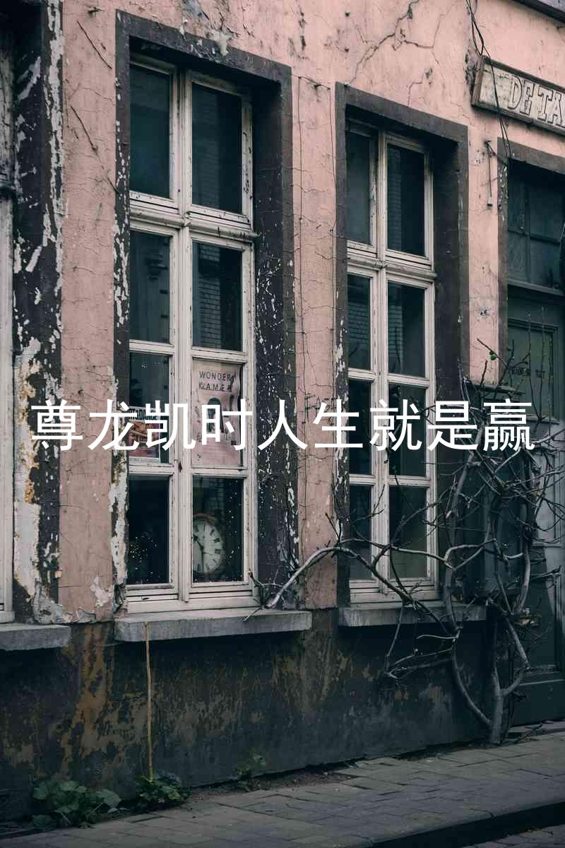 尊龙凯时人生就是赢